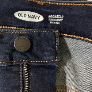 Size 18 old navy rockstar jeans